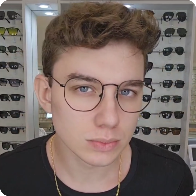 ÓCULOS DE GRAU MASCULINO BEEMOVE - ARMAÇÃO 59237