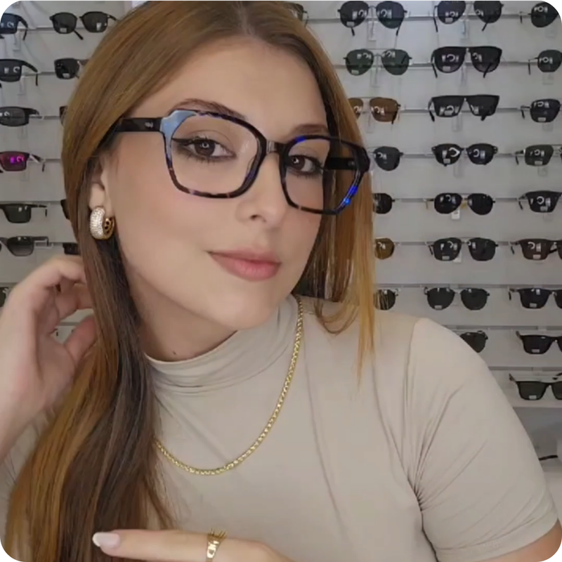 ÓCULOS DE GRAU FEMININO BEEMOVE - CDO39F JC5010