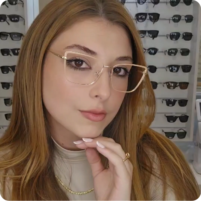 ÓCULOS DE GRAU FEMININO BEEMOVE - DLY32G JL85