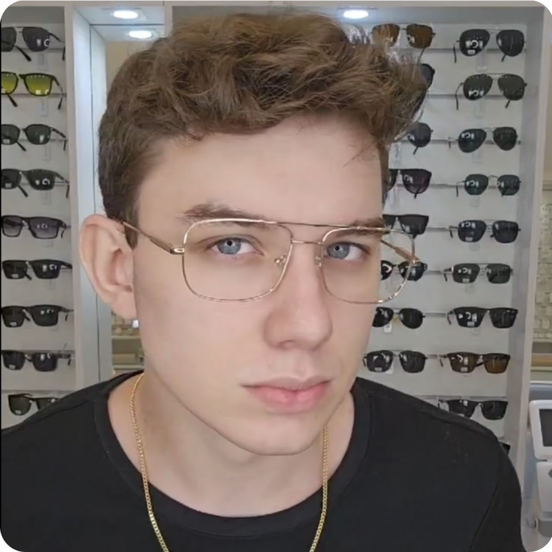 ÓCULOS DE GRAU MASCULINO BEEMOVE TITANIUM - JC9651