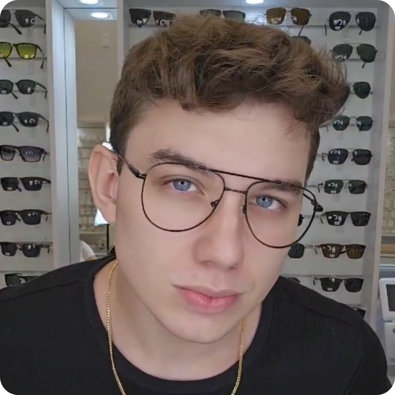 ÓCULOS DE GRAU MASCULINO BEEMOVE TITANIUM - JC9652