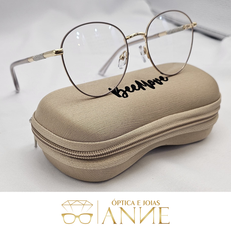 ÓCULOS FEMININO BEEMOVE ROUND GLOW FEMININA TOM30H 82124 C06