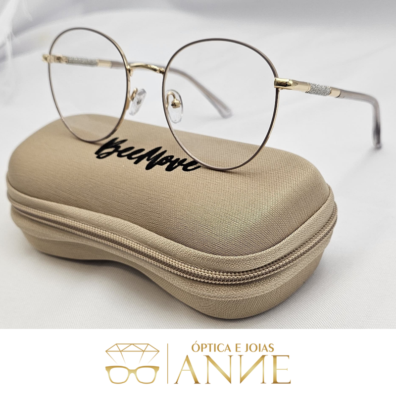 ÓCULOS FEMININO BEEMOVE ROUND GLOW FEMININA TOM30H 82124 C06