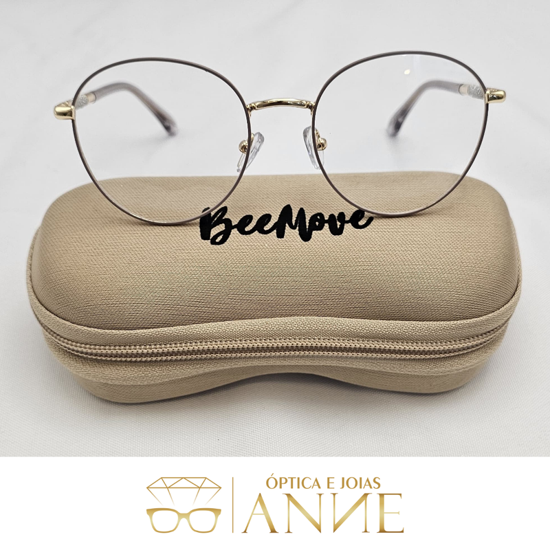 ÓCULOS FEMININO BEEMOVE ROUND GLOW FEMININA TOM30H 82124 C06