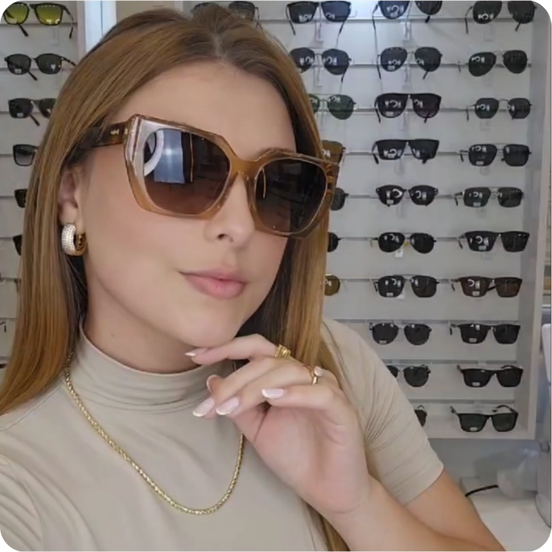 ÓCULOS SOLAR FEMININO BEE MOVE ACETATO - DA114